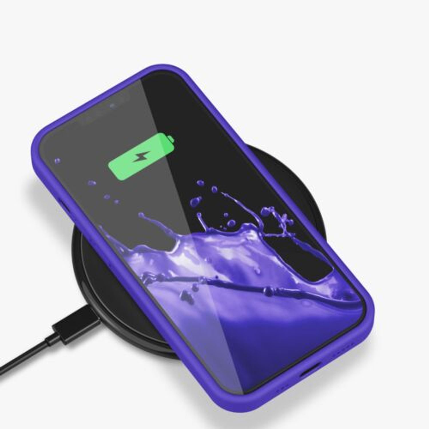 Husa Kwmobile pentru Apple iPhone 13 Pro, Silicon, Albastru, 55880.234 fotografia produsului View 10 L