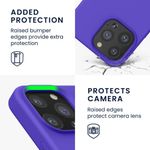 Husa Kwmobile pentru Apple iPhone 13 Pro, Silicon, Albastru, 55880.234 fotografia produsului View 3 S