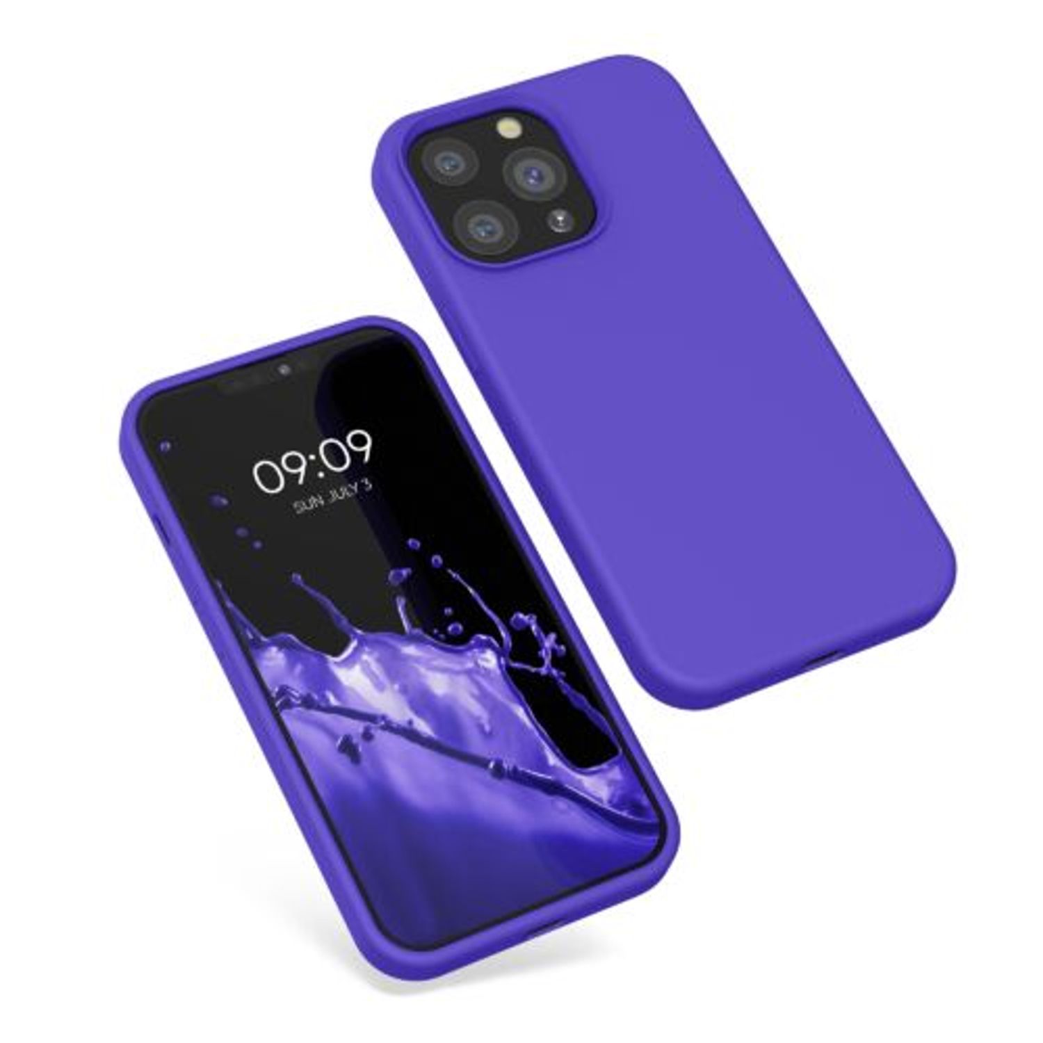 Husa Kwmobile pentru Apple iPhone 13 Pro, Silicon, Albastru, 55880.234 fotografia produsului