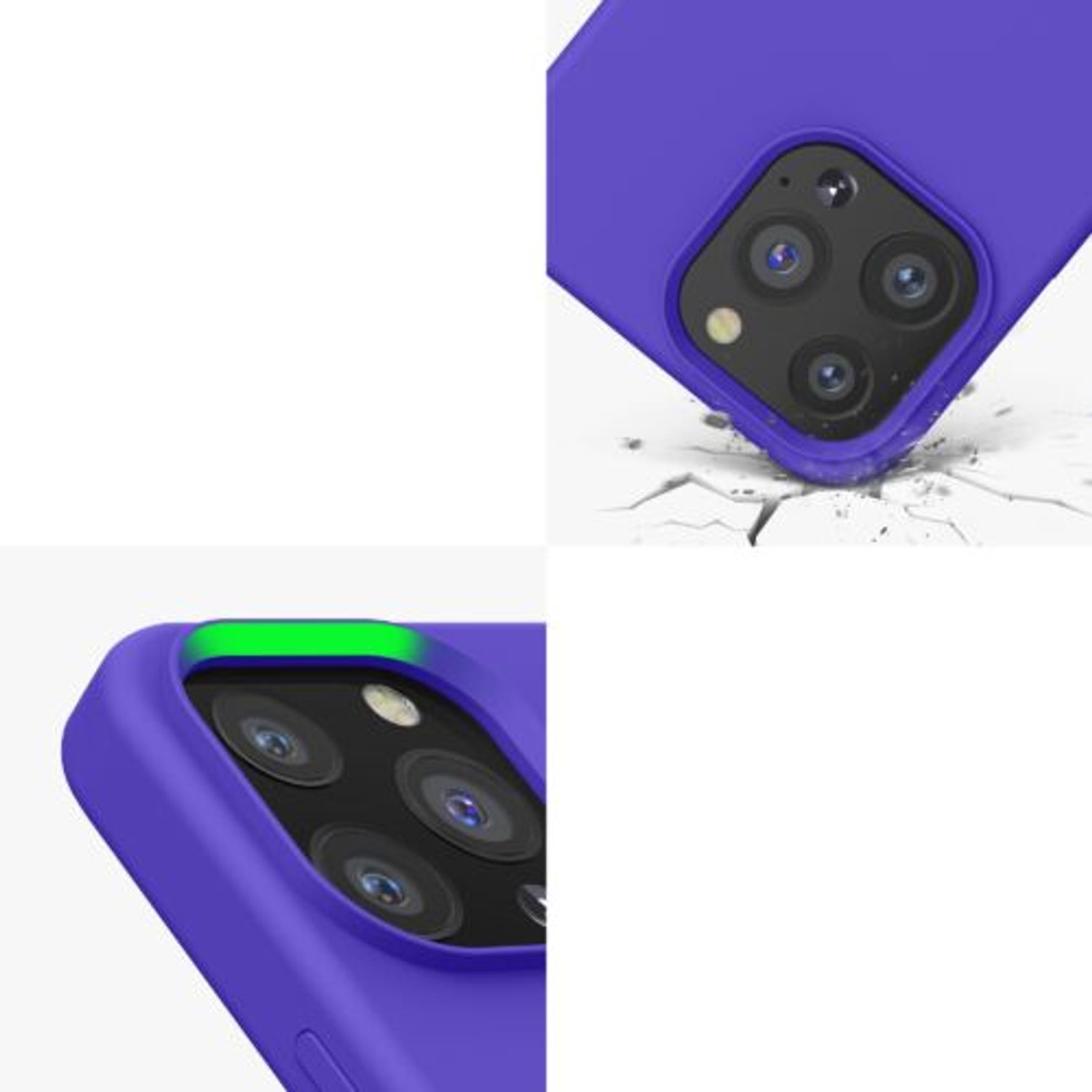 Husa Kwmobile pentru Apple iPhone 13 Pro, Silicon, Albastru, 55880.234 fotografia produsului View 8 L