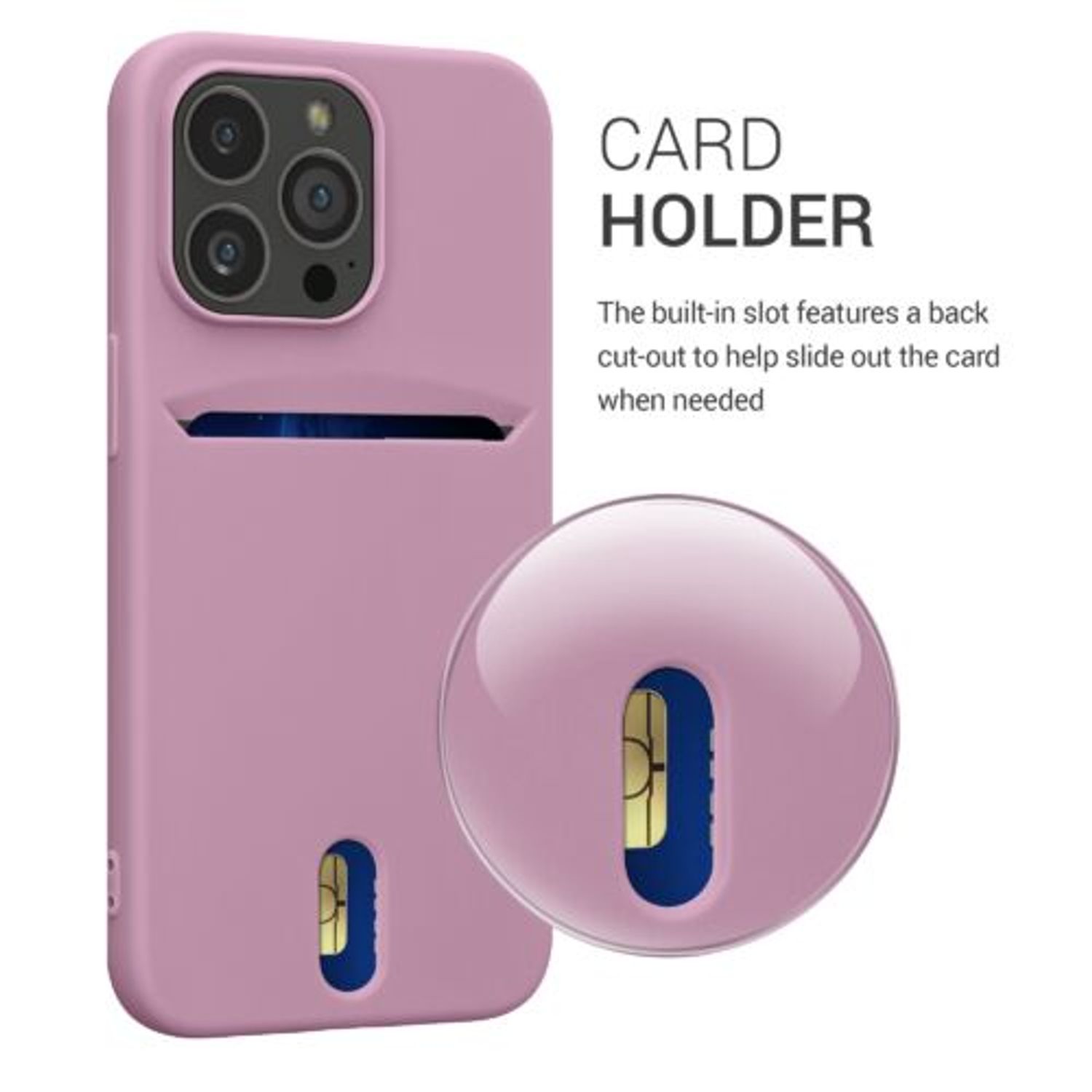 Husa Kwmobile pentru Apple iPhone 13 Pro, Silicon, Violet, 57749.10 fotografia produsului View 3 L