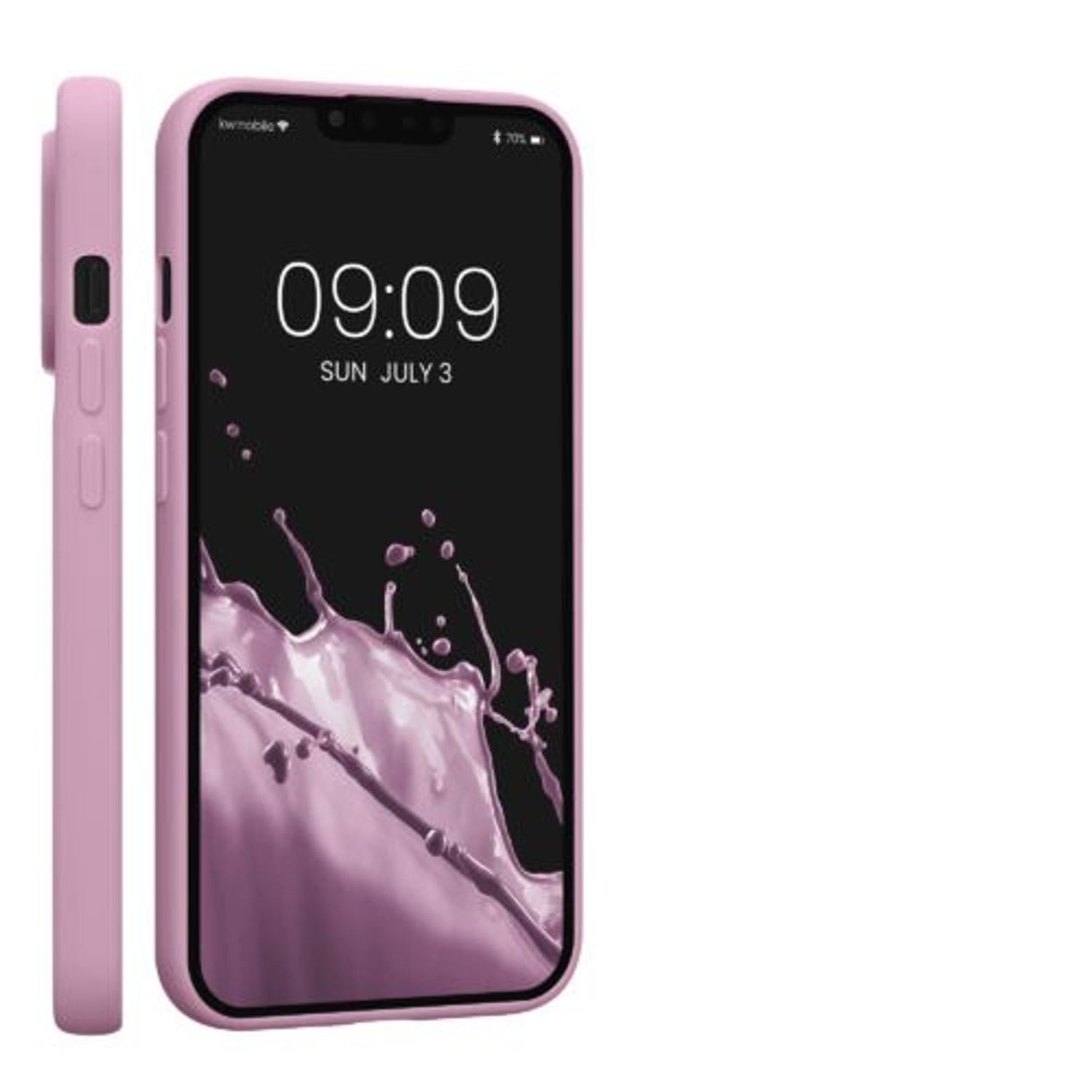 Husa Kwmobile pentru Apple iPhone 13 Pro, Silicon, Violet, 57749.10 fotografia produsului View 8 L