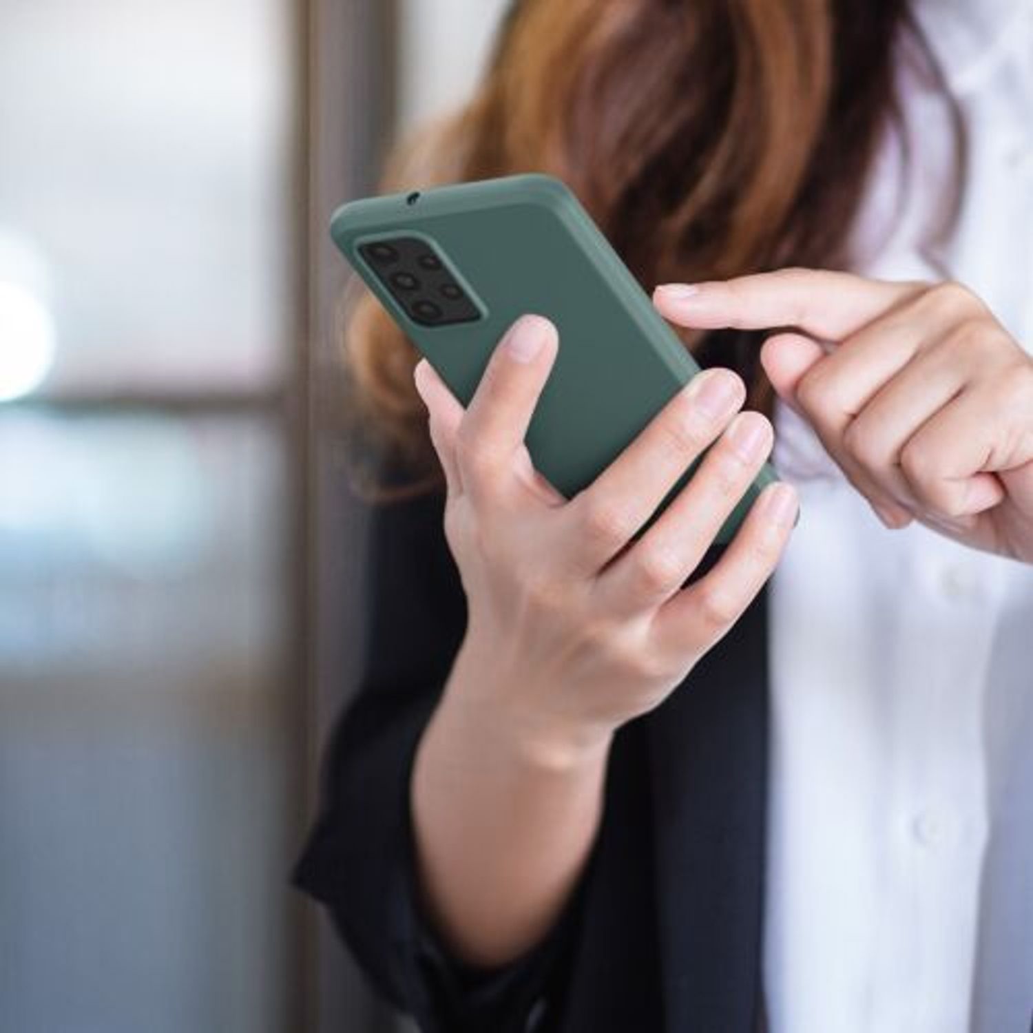 Husa Kwmobile pentru Samsung Galaxy A23, Silicon, Verde, 57804.171 fotografia produsului View 8 L