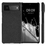 Husa Kwmobile pentru Google Pixel 6, Textil, Gri, 57795.19 fotografia produsului