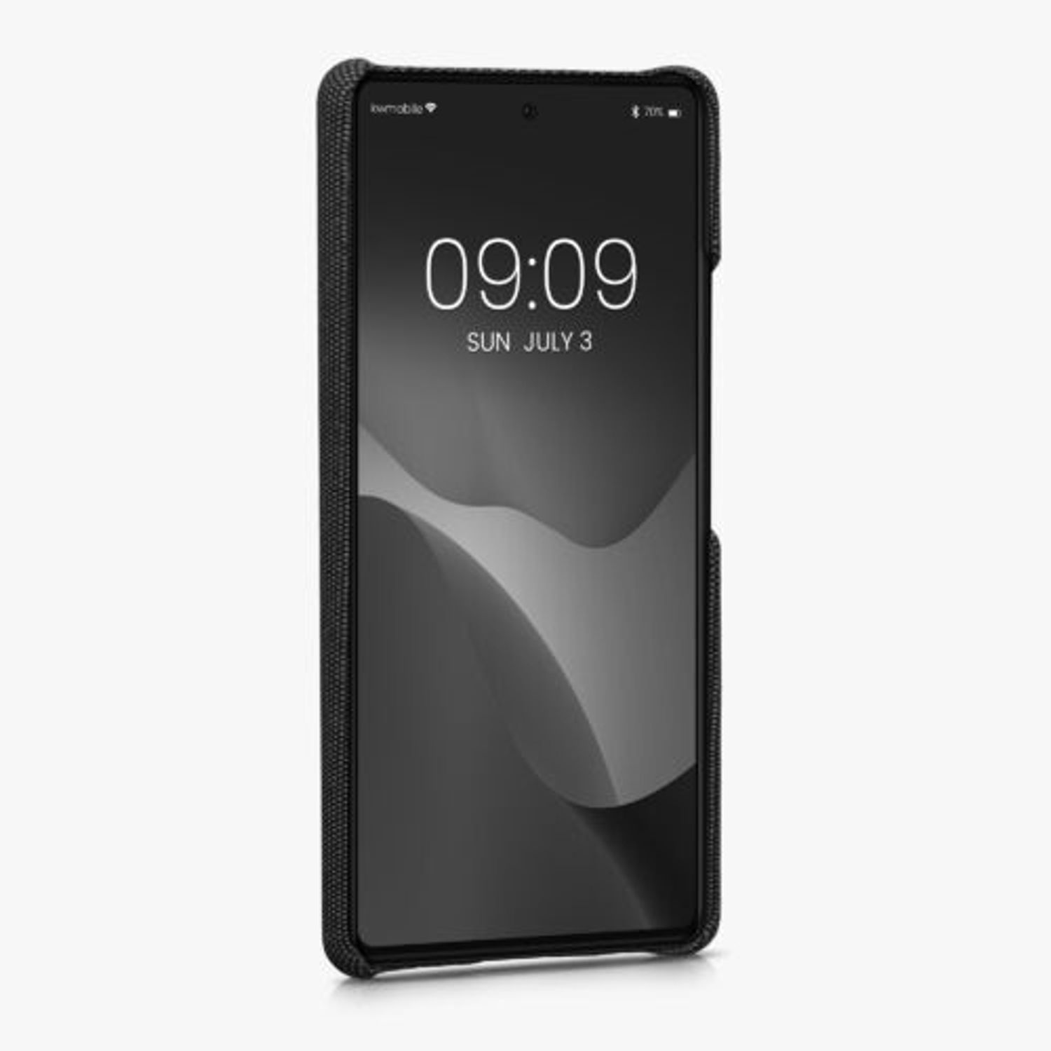 Husa Kwmobile pentru Google Pixel 6a, Textil, Gri, 57794.19 fotografia produsului View 2 L