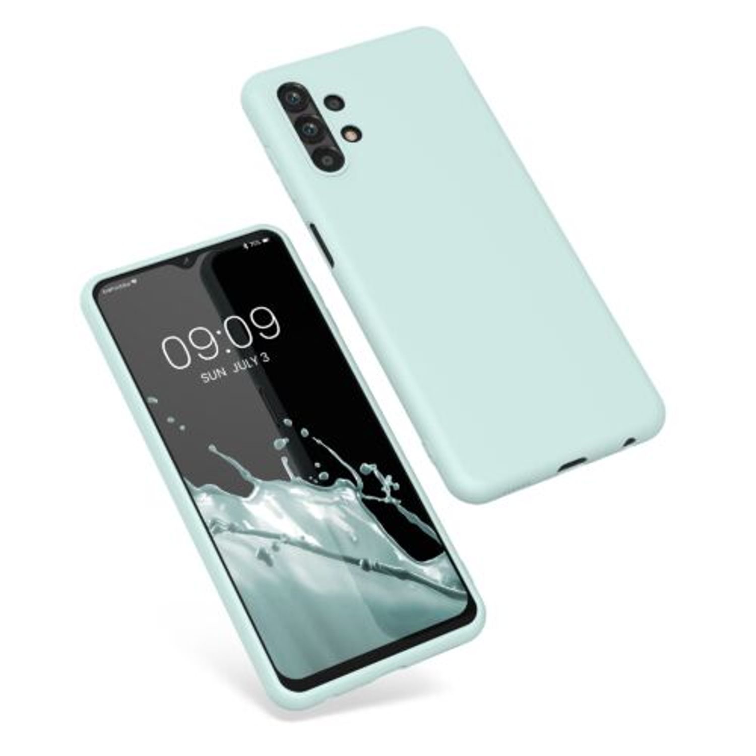Husa Kwmobile pentru Samsung Galaxy A13, Silicon, Verde, 57805.200 fotografia produsului