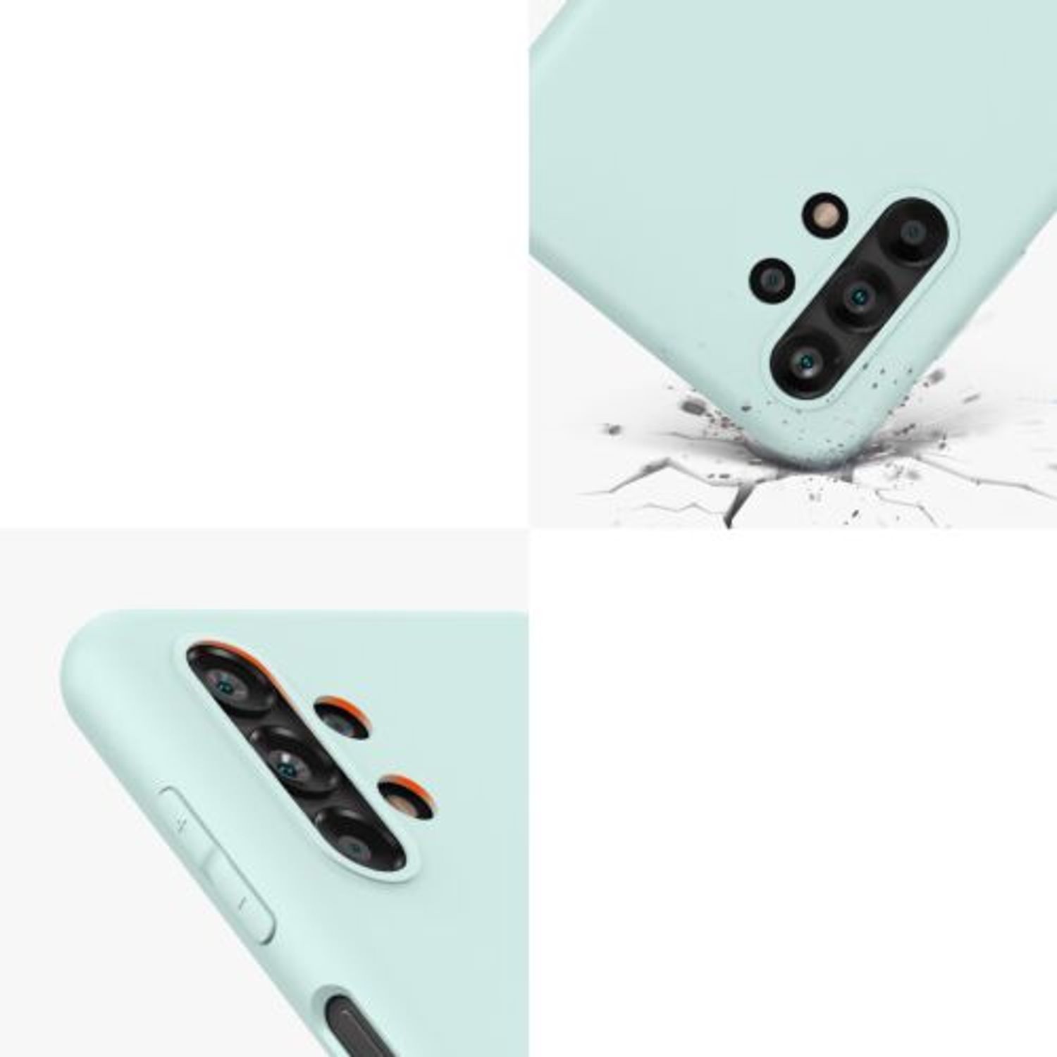 Husa Kwmobile pentru Samsung Galaxy A13, Silicon, Verde, 57805.200 fotografia produsului View 7 L