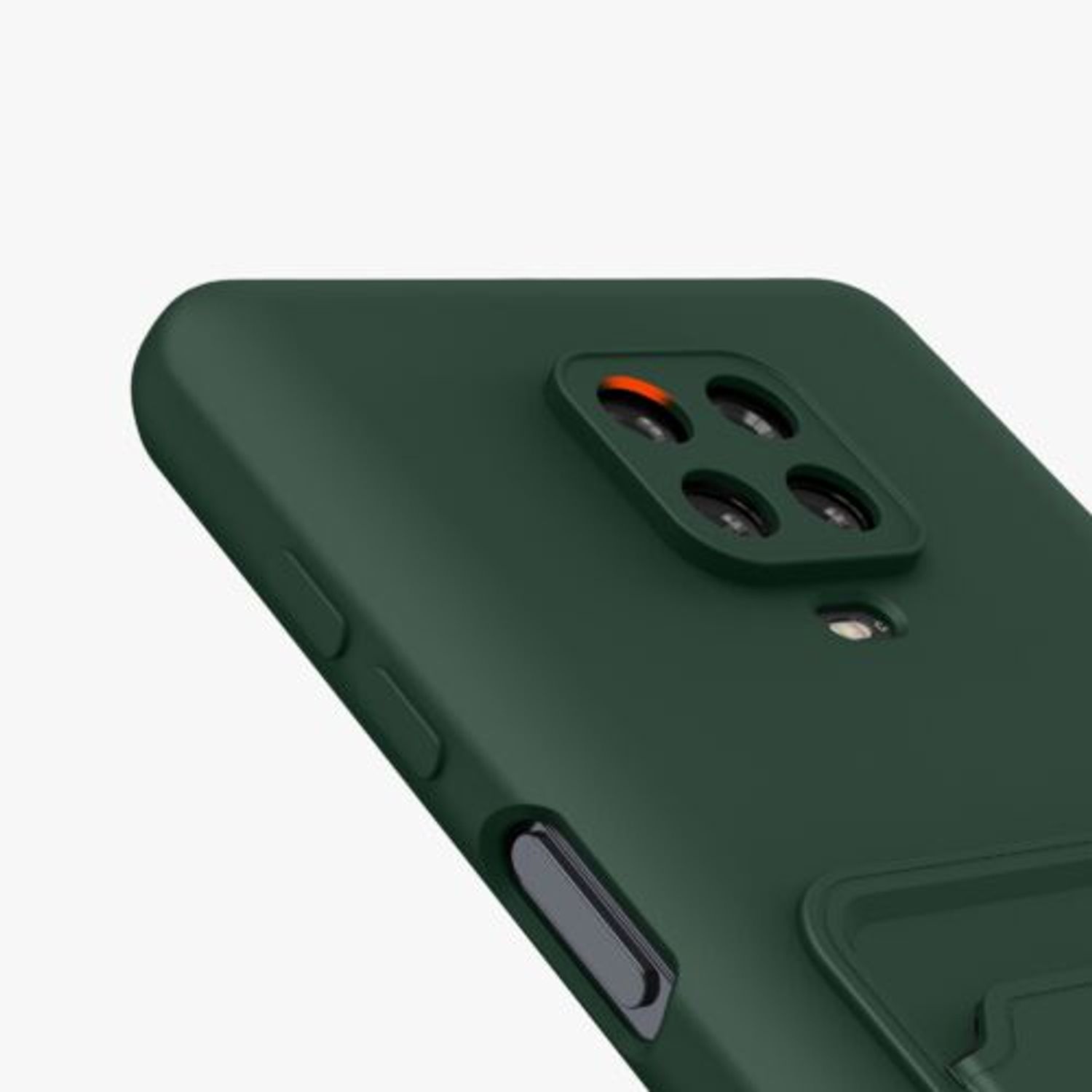 Husa Kwmobile pentru Xiaomi Redmi Note 9S/Redmi Note 9 Pro/Redmi Note 9 Pro Max, Silicon, Verde, 56948.80 fotografia produsului View 8 L