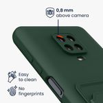 Husa Kwmobile pentru Xiaomi Redmi Note 9S/Redmi Note 9 Pro/Redmi Note 9 Pro Max, Silicon, Verde, 56948.80 fotografia produsului View 3 S
