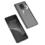 Husa Kwmobile pentru Xiaomi Redmi Note 9S/Redmi Note 9 Pro/Redmi Note 9 Pro Max, Silicon, Transparent/Argintiu, 52149.12 fotografia produsului