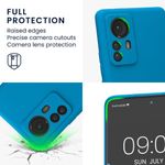 Husa Kwmobile pentru Xiaomi 12 Pro, Silicon, Albastru, 57936.224 fotografia produsului View 3 S