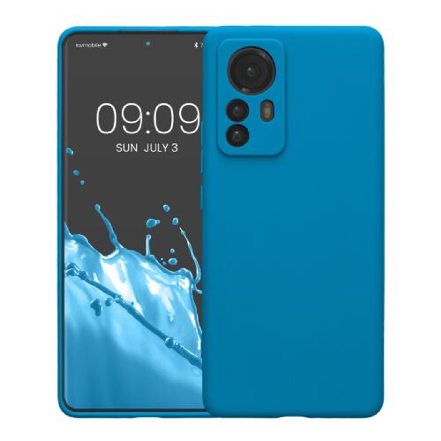 Husa Kwmobile pentru Xiaomi 12 Pro, Silicon, Albastru, 57936.224 fotografia produsului