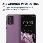 Husa Kwmobile pentru Samsung Galaxy A52/Galaxy A52 5G/Galaxy A52s 5G, Silicon, Mov, 57946.230 fotografia produsului View 4 S