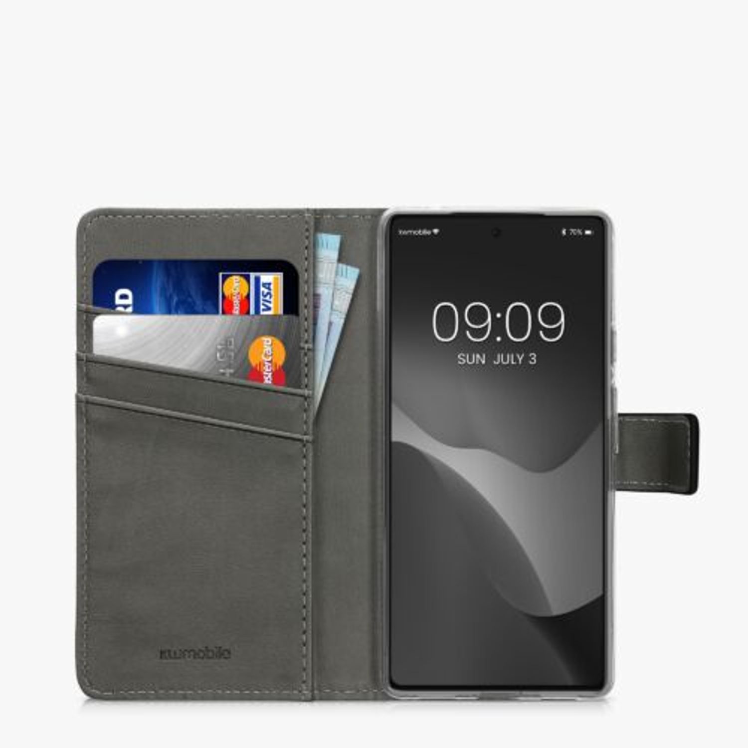 Husa Kwmobile pentru Google Pixel 6a, Piele ecologica, Multicolor, 58010.02 fotografia produsului View 8 L