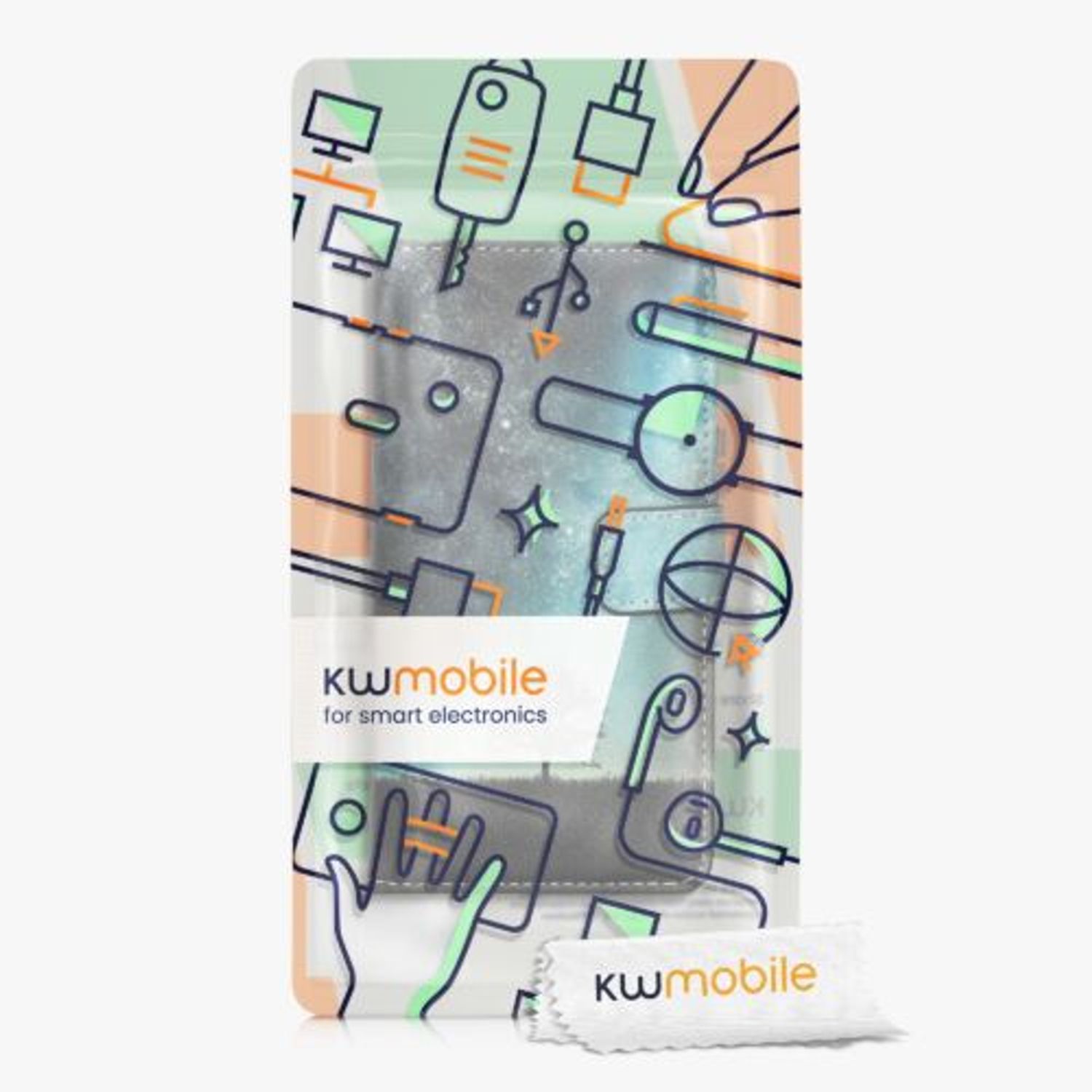 Husa Kwmobile pentru Google Pixel 6a, Piele ecologica, Multicolor, 58010.02 fotografia produsului View 7 L