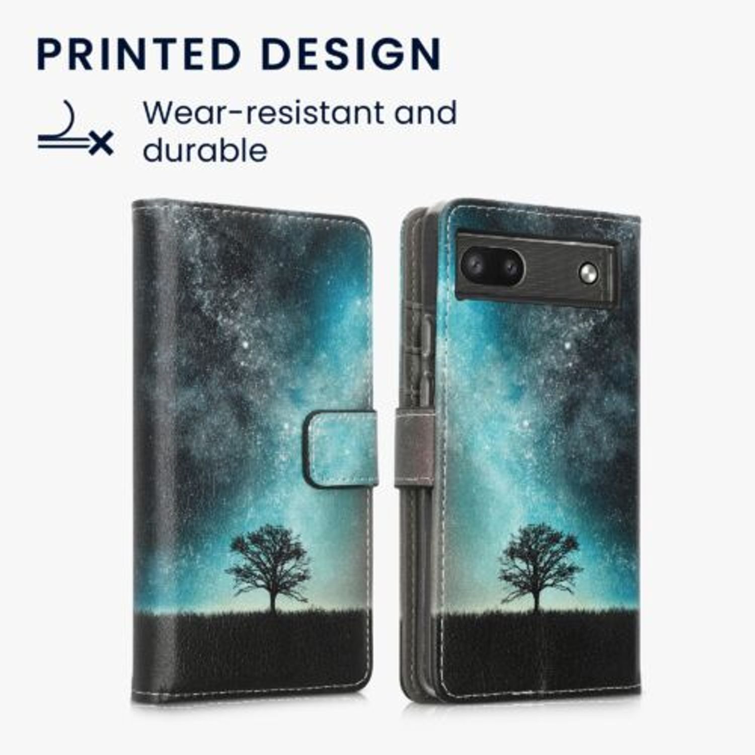 Husa Kwmobile pentru Google Pixel 6a, Piele ecologica, Multicolor, 58010.02 fotografia produsului View 2 L