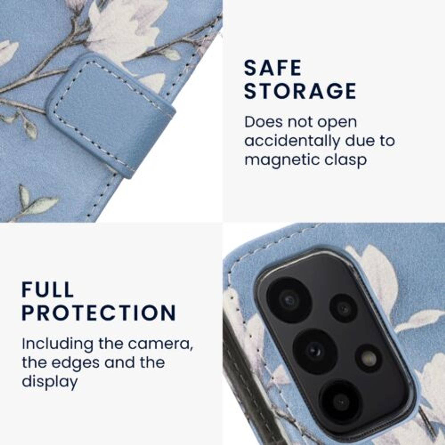 Husa Kwmobile pentru Samsung Galaxy A23, Piele ecologica, Multicolor, 58005.01 fotografia produsului View 4 L