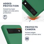 Husa Kwmobile pentru Google Pixel 6a, Silicon, Verde, 58053.227 fotografia produsului View 3 S