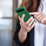Husa Kwmobile pentru Google Pixel 6a, Silicon, Verde, 58053.227 fotografia produsului View 8 S