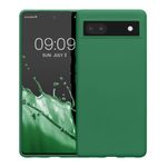 Husa Kwmobile pentru Google Pixel 6a, Silicon, Verde, 58053.227 fotografia produsului