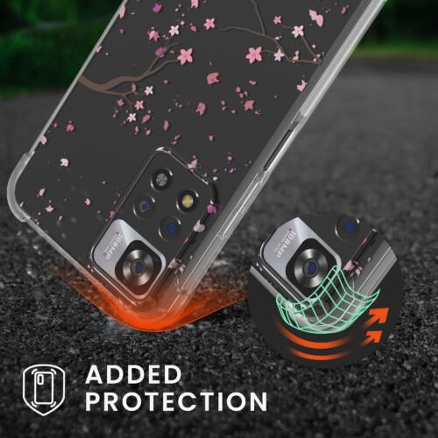 Husa Kwmobile pentru Xiaomi Redmi Note 11 Pro Plus 5G, Silicon, Multicolor, 58101.01 fotografia produsului View 2 L