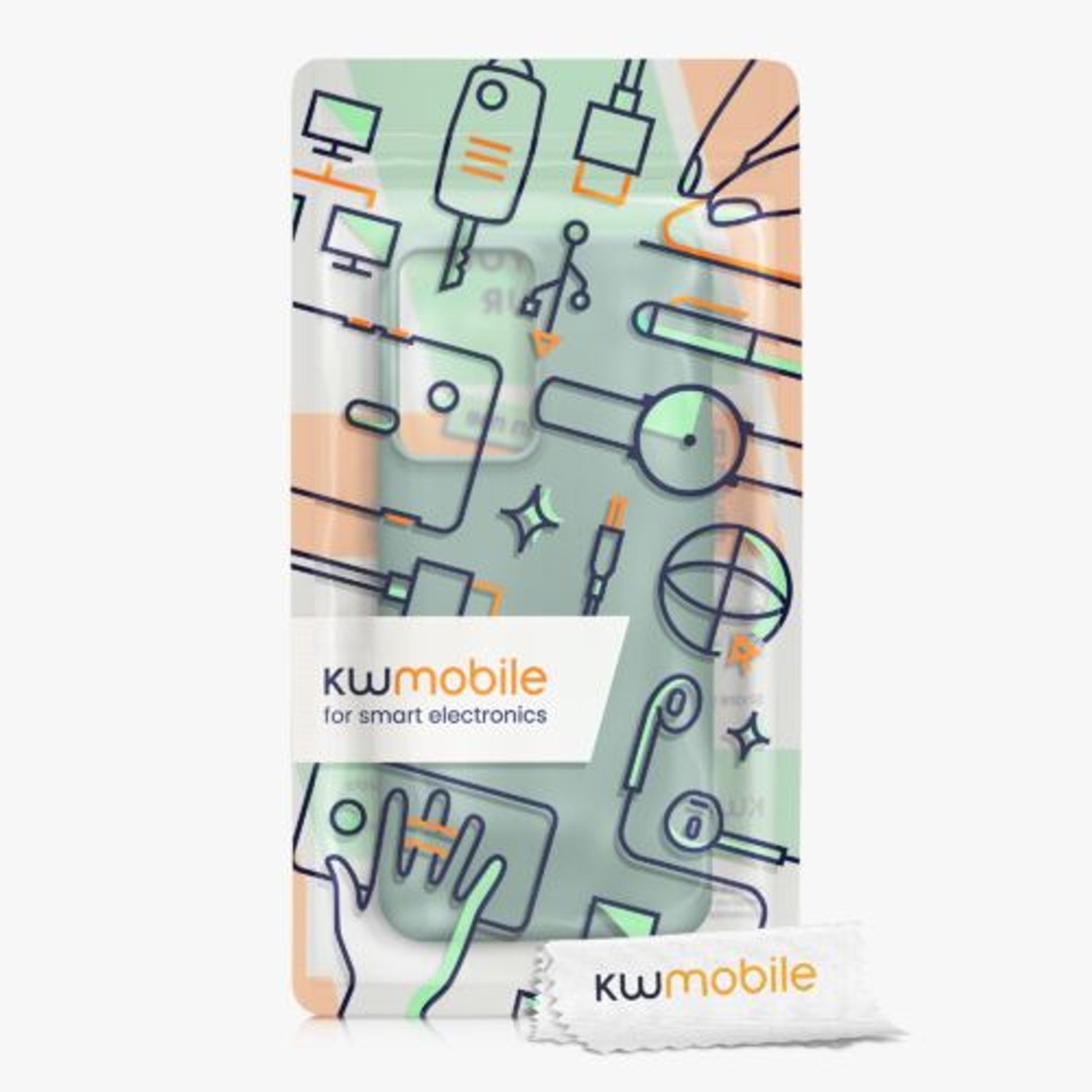 Husa Kwmobile pentru OnePlus Nord CE 2 5G, Silicon, Verde, 58116.166 fotografia produsului View 6 L