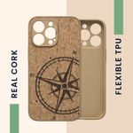 Husa Kwmobile pentru Apple iPhone 13 Pro, Pluta, Maro, 58126.02 fotografia produsului View 4 S