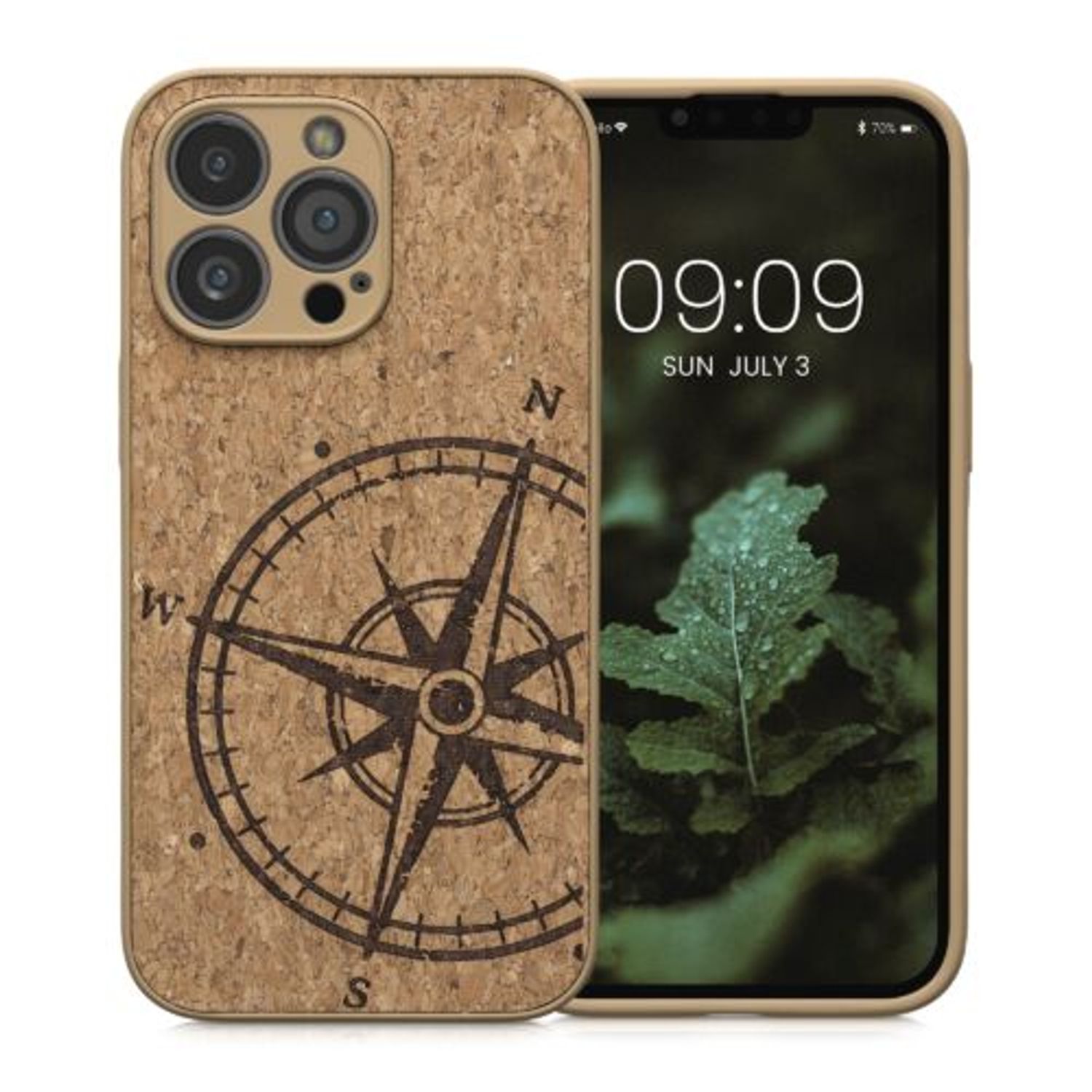 Husa Kwmobile pentru Apple iPhone 13 Pro, Pluta, Maro, 58126.02 fotografia produsului