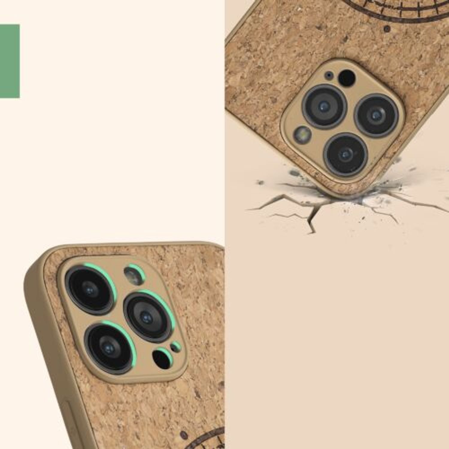 Husa Kwmobile pentru Apple iPhone 13 Pro, Pluta, Maro, 58126.02 fotografia produsului View 9 L