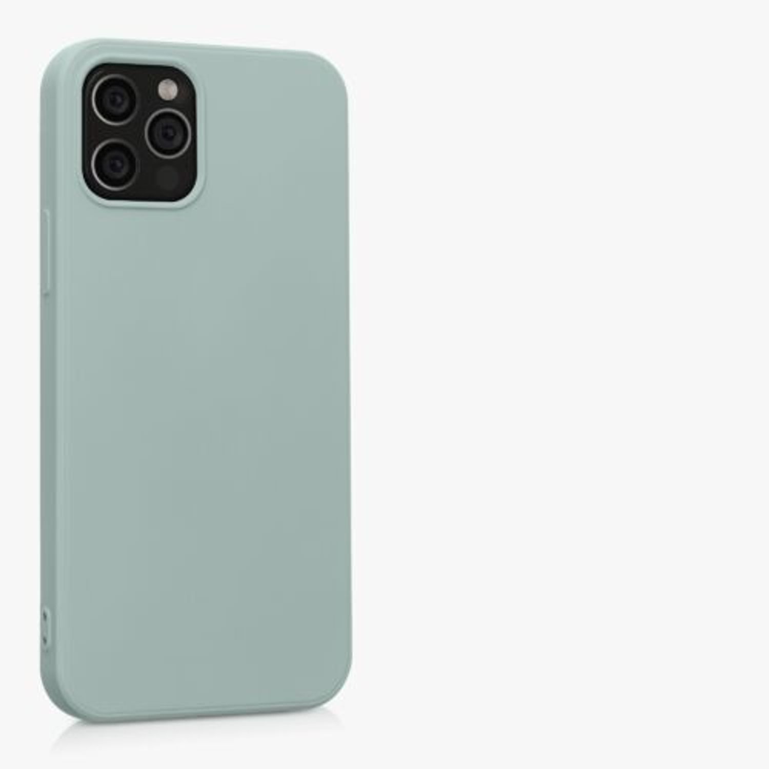 Husa Kwmobile pentru Apple iPhone 12/iPhone 12 Pro, Silicon, Verde, 53844.172 fotografia produsului View 8 L