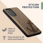 Husa Kwmobile pentru Samsung Galaxy A53 5G, Lemn, Maro, 58317.04 fotografia produsului View 6 S