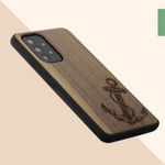 Husa Kwmobile pentru Samsung Galaxy A53 5G, Lemn, Maro, 58317.04 fotografia produsului View 10 S