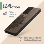Husa Kwmobile pentru Samsung Galaxy A23, Lemn, Maro, 58314.01 fotografia produsului View 6 S