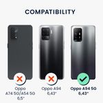 Husa Kwmobile pentru OPPO A94 5G, Silicon, Verde, 58332.169 fotografia produsului View 5 S