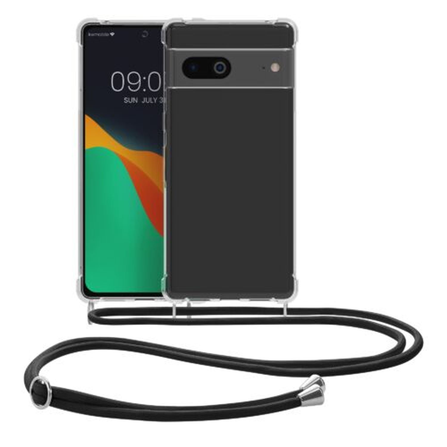 Husa Kwmobile pentru Google Pixel 7, Silicon, Transparent, 58370.03 fotografia produsului View 18 L