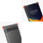 Husa Kwmobile pentru Google Pixel 6a, Silicon, Transparent, 58369.03 fotografia produsului View 8 S
