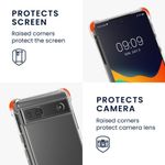 Husa Kwmobile pentru Google Pixel 6a, Silicon, Transparent, 58369.03 fotografia produsului View 3 S