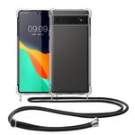 Husa Kwmobile pentru Google Pixel 6a, Silicon, Transparent, 58369.03 fotografia produsului