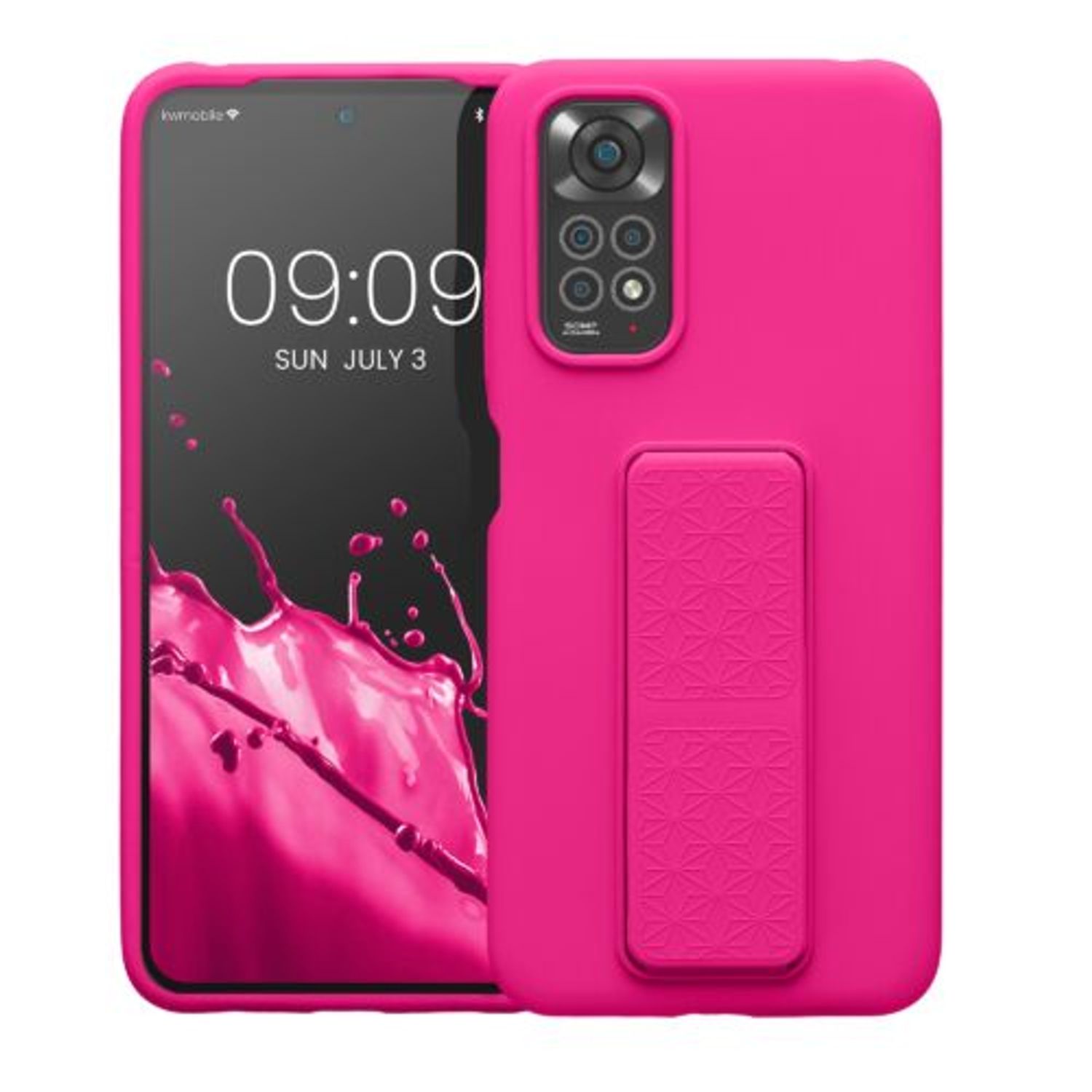 Husa Kwmobile pentru Xiaomi Redmi Note 11/Redmi Note 11s, Silicon, Roz, 58266.77 fotografia produsului