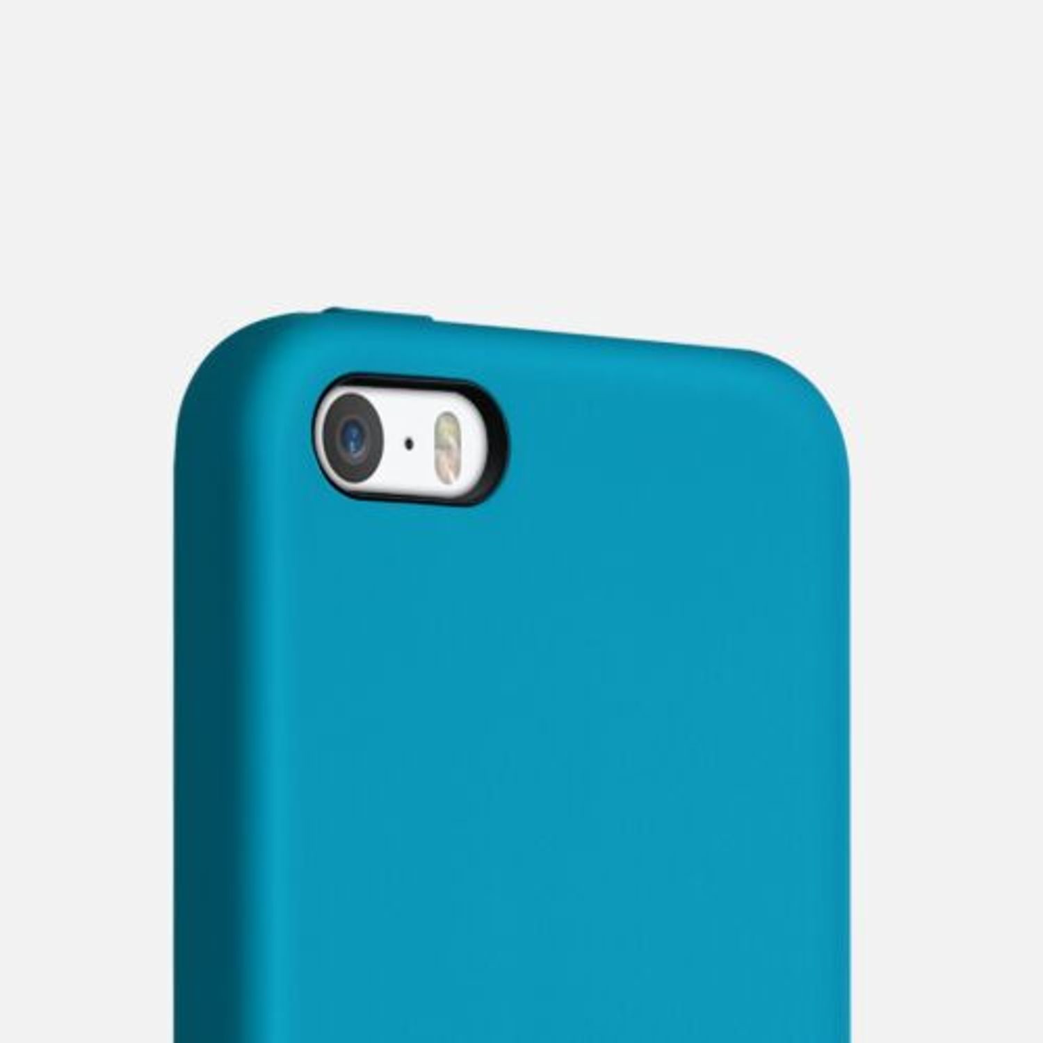Husa pentru iPhone 5/iPhone 5s/iPhone SE, Silicon, Albastru, 42766.224 fotografia produsului View 8 L