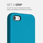 Husa pentru iPhone 5/iPhone 5s/iPhone SE, Silicon, Albastru, 42766.224 fotografia produsului View 4 S