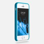 Husa pentru iPhone 5/iPhone 5s/iPhone SE, Silicon, Albastru, 42766.224 fotografia produsului View 3 S