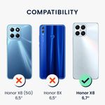 Husa Kwmobile pentru Honor X8, Silicon, Roz, 58396.193 fotografia produsului View 5 S