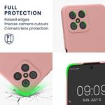 Husa Kwmobile pentru Honor X8, Silicon, Roz, 58396.193 fotografia produsului View 3 S