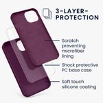 Husa Kwmobile pentru Apple iPhone 13, Silicon, Violet, 55878.187 fotografia produsului View 2 S