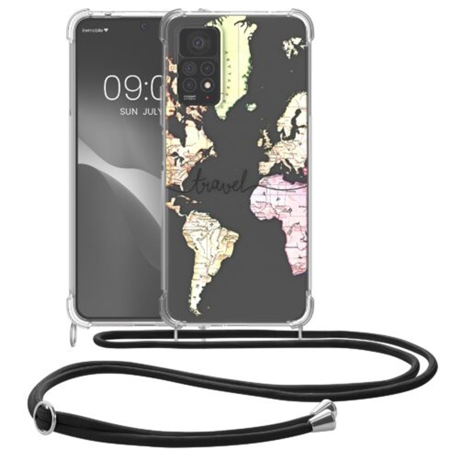 Husa Kwmobile pentru Xiaomi Redmi Note 11 Pro/Redmi Note 11 Pro 5G, Silicon, Multicolor, 58419.02 fotografia produsului
