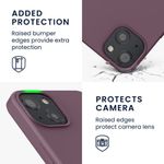 Husa Kwmobile pentru Apple iPhone 13, Silicon, Violet, 55948.183 fotografia produsului View 3 S