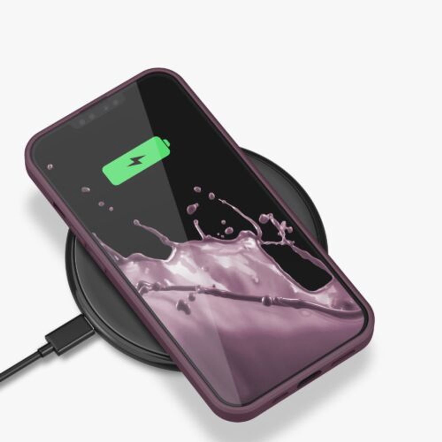 Husa Kwmobile pentru Apple iPhone 13, Silicon, Violet, 55948.183 fotografia produsului View 10 L