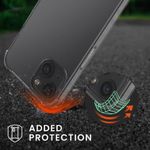 Husa Kwmobile pentru Apple iPhone 13, Silicon, Transparent/Galben, 55949.158 fotografia produsului View 2 S