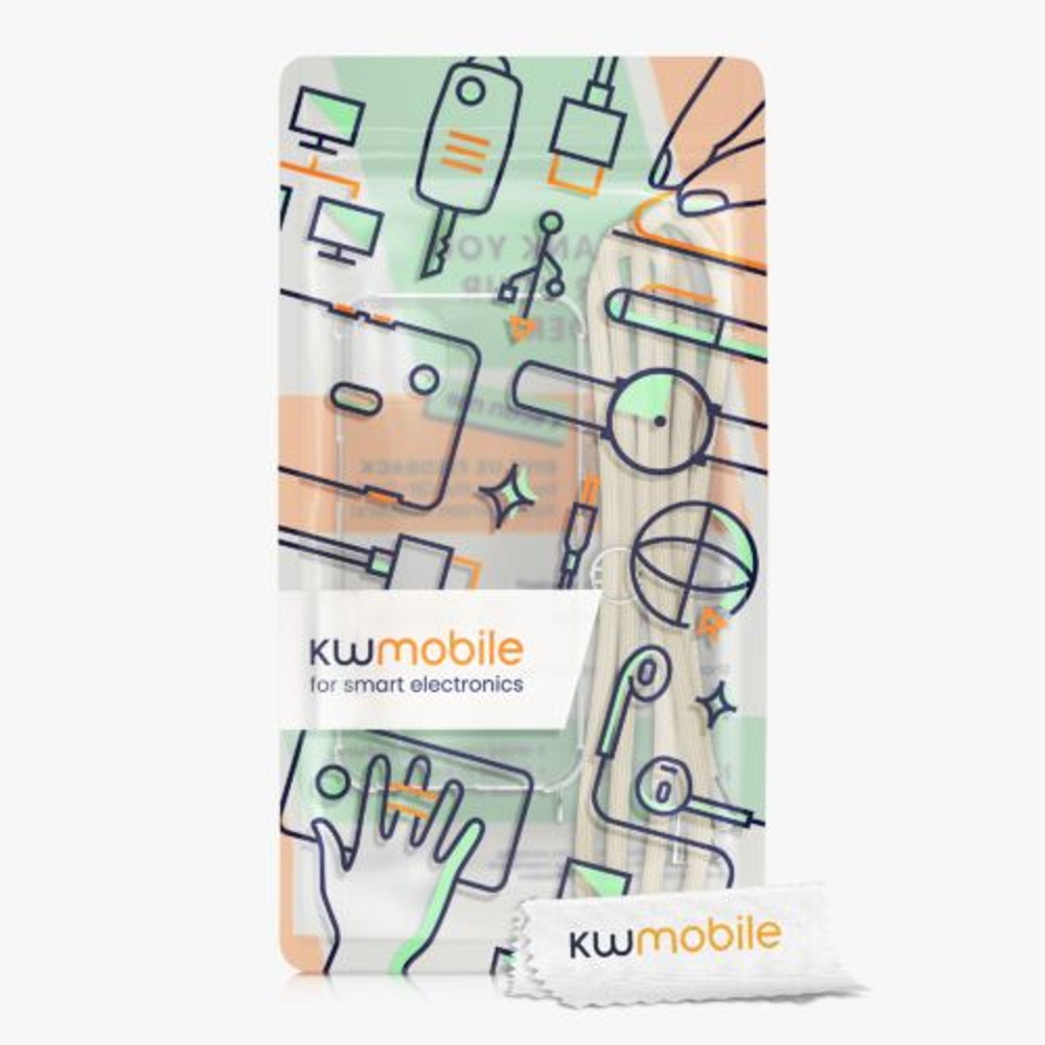 Husa Kwmobile pentru Apple iPhone 13, Silicon, Transparent/Galben, 55949.158 fotografia produsului View 7 L